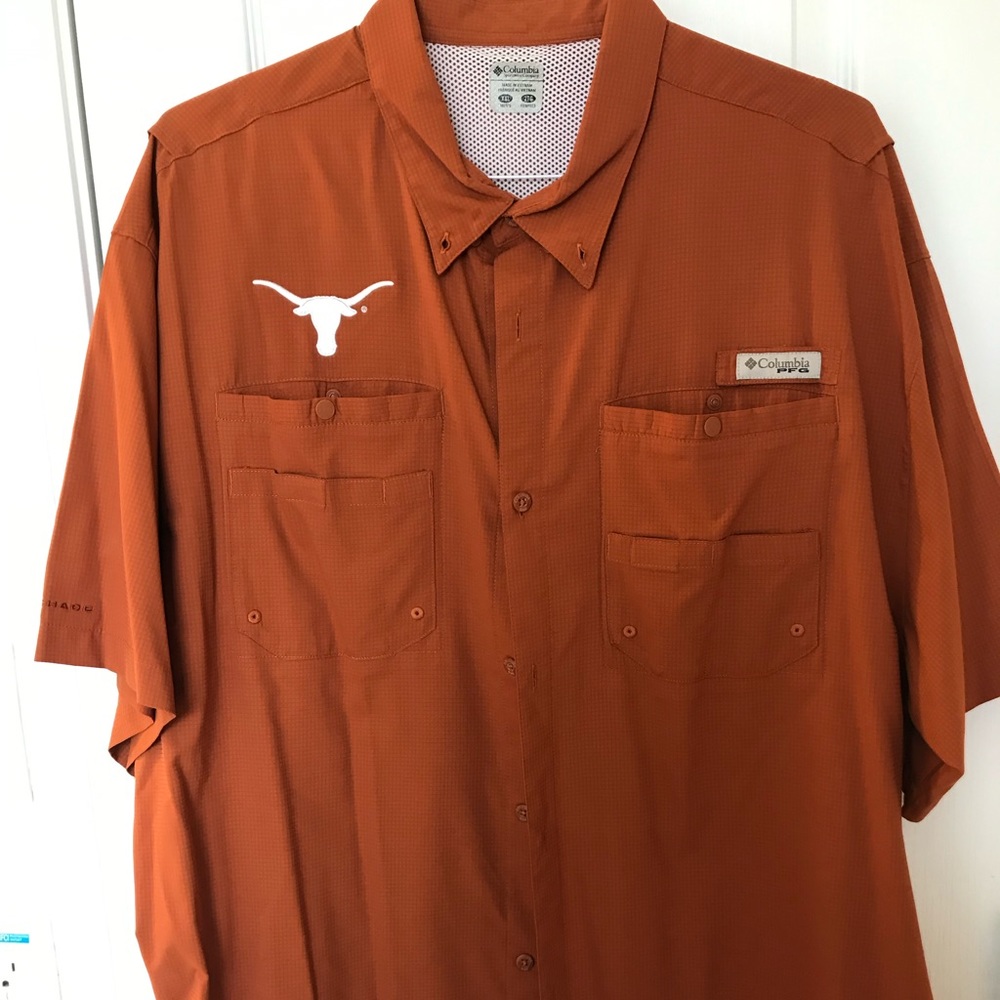 2 Columbia University of Texas Shirts